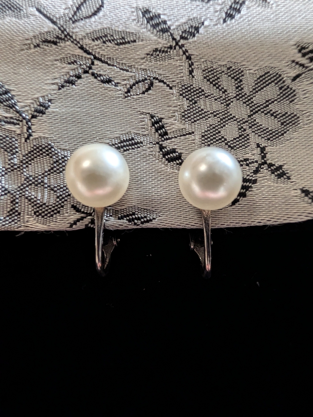 Classic White Pearl Drop Earrings - Women Jewelry